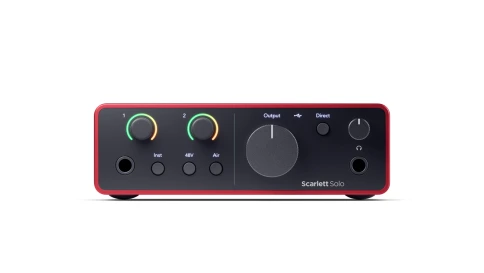 Комплект для звукозаписи Focusrite Scarlett Solo Studio 4th Gen фото 9