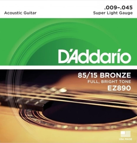 Струны для акустической гитары D'addario EZ890 9-45 фото 1