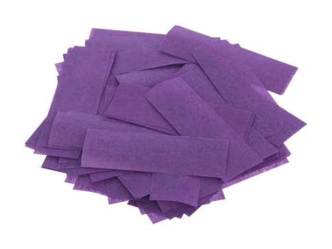 FTPCPUR Конфетти из специализированной бумаги (тишью) 17х55мм, фиолетовый, упаковка 1 кг, LFocus фото 1