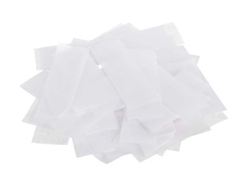FTPCW Конфетти из специализированной бумаги (тишью) 17х55мм, белый, упаковка 1 кг, LFocus фото 1