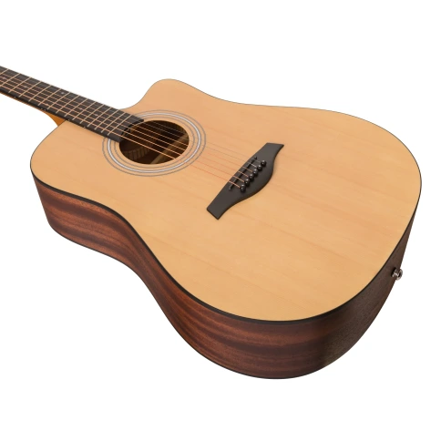Акустическая гитара ROCKDALE Aurora D3 C NAT Satin фото 4