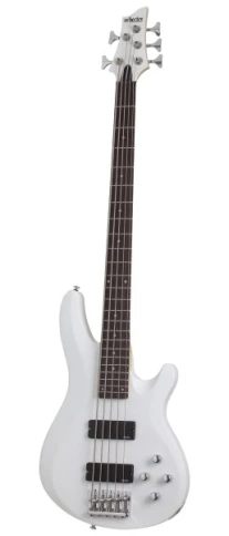Schecter C-5 DELUXE Satin White Гитара бас фото 1