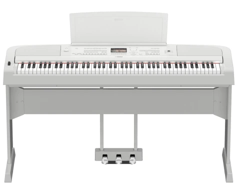 Цифровое фортепиано YAMAHA DGX670WH + блок PА300 фото 4