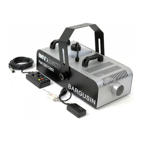 INVOLIGHT FM1500DMX - генератор дыма 1500Вт, DMX-512, проводной и беспроводной пульт ДУ фото 1