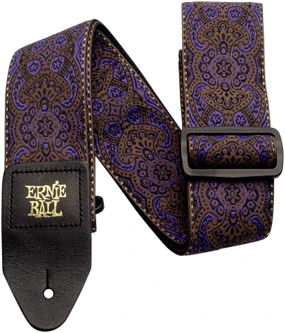 ERNIE BALL 4164 Jacquard Purple Paisley - Ремень для гитары фото 1