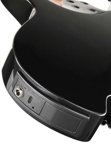 W800-WING-800-PBK Электрогитара безголовая с встроенным процессором, черная, GTRS фото 9