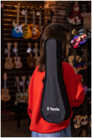 TERRIS TUB-S-01 BK - Чехол для укулеле фото 3