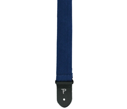 Perri's CWS20-1681 - Ремень для гитары, Серия COTTON, Материал: хлопок, Рисунок: отсутствует, Цвет: темно-синий, Ширина ремня: 5 см, Длина: 99 - 147 с фото 1