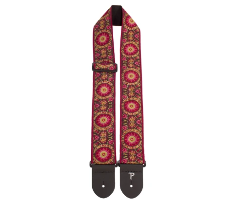 Perri's TWS-7140 - Ремень для гитары, Серия: JACQUARD, Материал: жаккард, Рисунок: медальоны, Ширина ремня: 6.35 см, Длина: 99 - 147 см фото 1