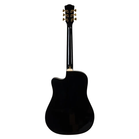 Акустическая гитара ROCKDALE Aurora D7 C BK Gloss фото 3