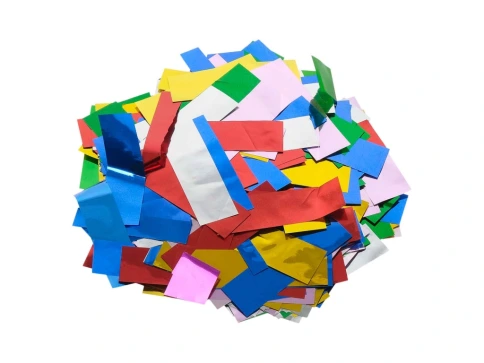 FMCMCL Конфетти металлизированное 17х55мм, разноцветный, упаковка 1 кг, LFocus фото 1