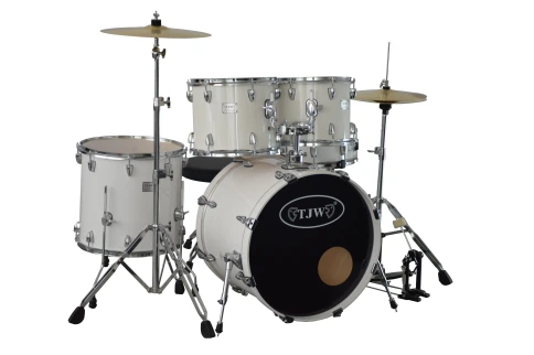 JW225-TF-WH Барабанная установка (2 коробки), белая, TJW фото 7