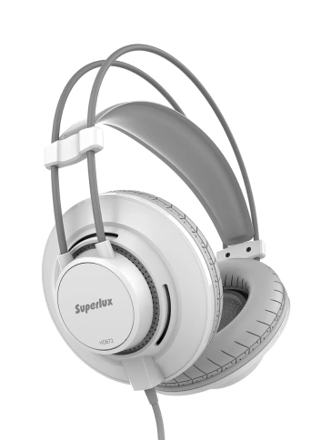 Superlux HD672 White полуоткрытые наушники из композитного материала с силиконовыми амбушюрами фото 1