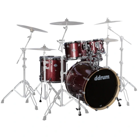 DDRUM DM B 522 RSP - ударная установка ,10'-12'-16'-22'-13х7' (без Hardware) , цвет Red Sparkle Wrap фото 1