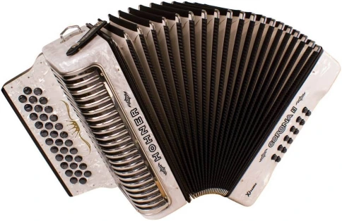 HOHNER Corona II XTREME EAD white - Аккордеон диатонический фото 1