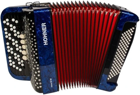 HOHNER Nova III 96 dark blue - Баян фото 1
