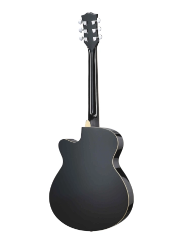 GA-H10-BK Акустическая гитара, с вырезом, черная, Smiger фото 4