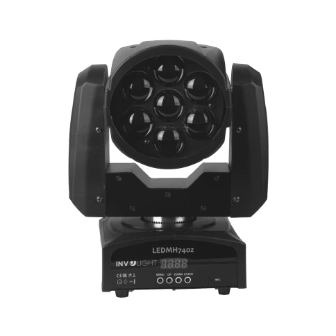 INVOLIGHT LEDMH740Z - голова вращения (WASH), 7шт LED RGBW, DMX-512 фото 2