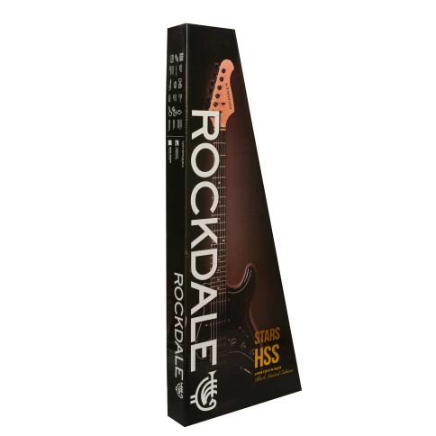 Электрогитара ROCKDALE Stars Black Limited Edition HSS BK фото 11
