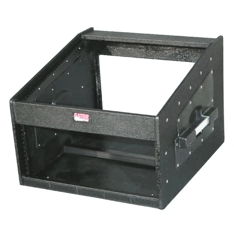 GATOR GRCW-10X4 - рэковый кейс, 10U верх, 4U низ, дерево, черный, со съемным чехлом фото 1