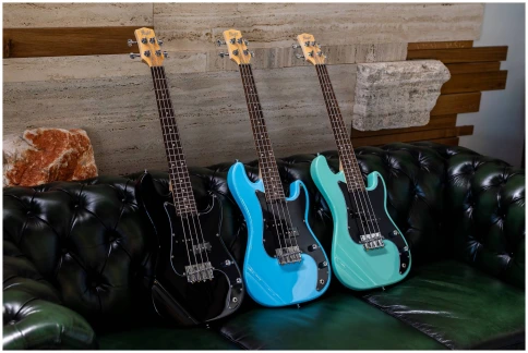 FLIGHT Mini Bass Lite BK - Бас-гитара уменьшенная фото 13