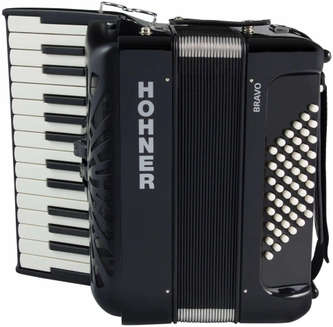 HOHNER Bravo II 48 black - Аккордеон 1/2 фото 2