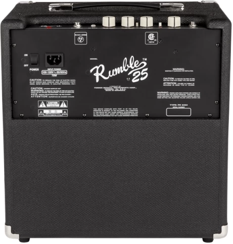 Комбоусилитель для бас гитары Fender RUMBLE 25 V3 230V фото 3