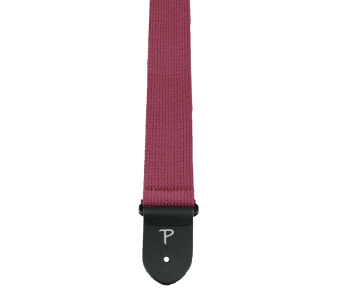 Perri's CWS20-1687 - Ремень для гитары, Серия COTTON, Материал: хлопок, Рисунок: отсутствует, Цвет: бургундия, Ширина ремня: 5 см, Длина: 99 - 147 см фото 1