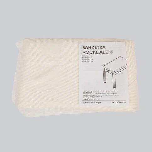 Банкетка ROCKDALE Rhapsody 100 White фото 5