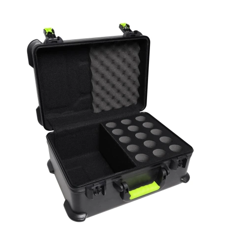 GATOR SH-MICCASE15 - пластиковый кейс для SHURE - 15 проводных микрофонов фото 3