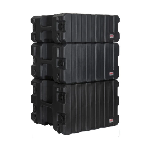 GATOR G-PROR-8U-19 - рэковый кейс, 8U, ручка, колеса, стальные рельсы, пластик фото 5