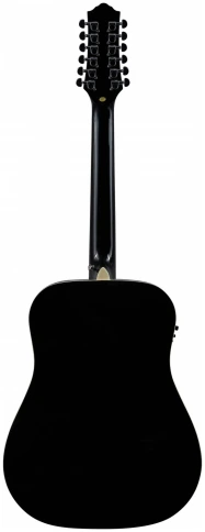 FLIGHT D-200/12 EQ BK - Гитара электроакустическая 12-струнная фото 8