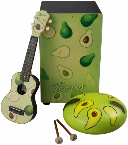 TERRIS GP30-09CM-AV Avocado - Барабан язычковый Глюкофон фото 4