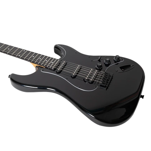 Электрогитара ROCKDALE Stars Black Limited Edition HSS BK фото 8