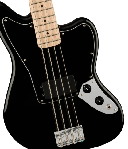 Бас гитара Fender Squier AFF JAG BASS H MN BPG BLK фото 3