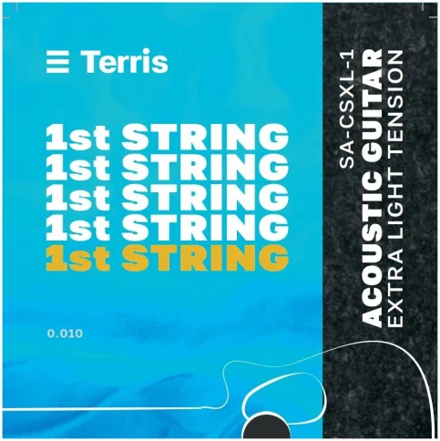 TERRIS SA-CSXL-1 - Струна одиночная для акустической гитары фото 1