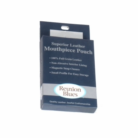 REUNION BLUES MPCT-15-34 - кожаный чехол для мундштука корнета и трубы (коричневый) фото 3