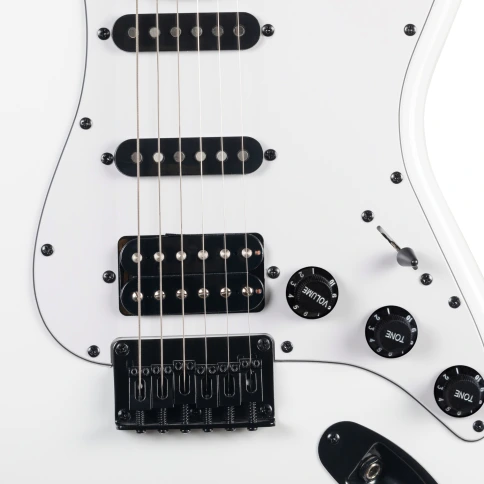 Электрогитара ROCKDALE Stars Plus HT HSS White фото 6