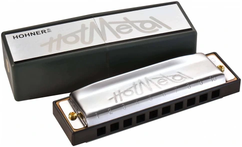 HOHNER Hot Metal Bb - Губная гармоника диатоническая фото 1