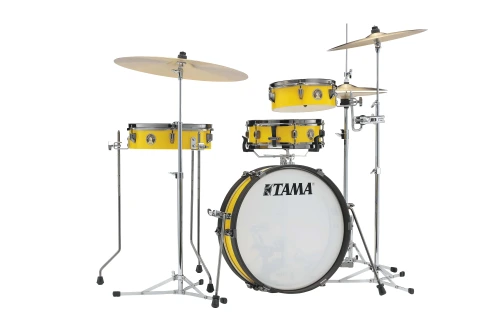 Ударная установка TAMA LJK48PBN-ELY Club-JAM Pancake Drum Kit w/ Black Nickel Shell Hardware фото 1