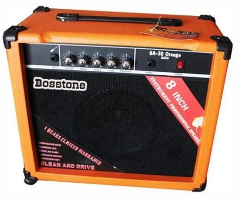 Комбоусилитель для бас гитары Bosstone BA-30W Orange фото 1