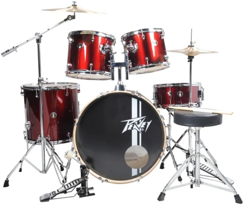 PEAVEY PV 5PC Drum Set Wine Red - Ударная установка акустическая фото 1
