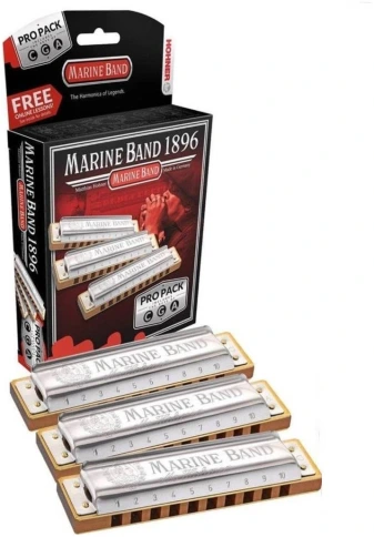 HOHNER Marine Band 1896/20 CGA - Губная гармоника диатоническая фото 1