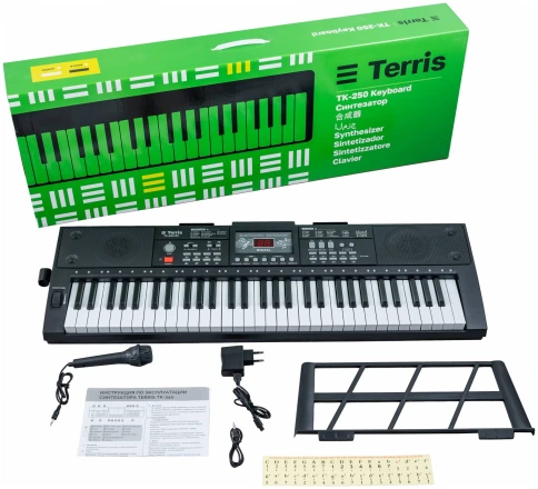 TERRIS TK-250 BK - Синтезатор фото 10