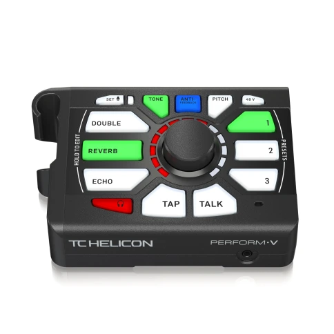 TC HELICON PERFORM-V - процессор эффектов для вокала, установка на микроф.стойку фото 3