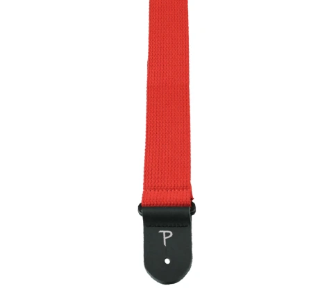 Perri's CWS20-1686 - Ремень для гитары, Серия COTTON, Материал: хлопок, Рисунок: отсутствует, Цвет: красный, Ширина ремня: 5 см, Длина: 99 - 147 см фото 1