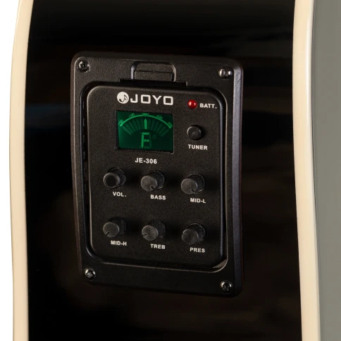 Электроакустическая гитара ROCKDALE Aurora D6 C BK E Gloss фото 8