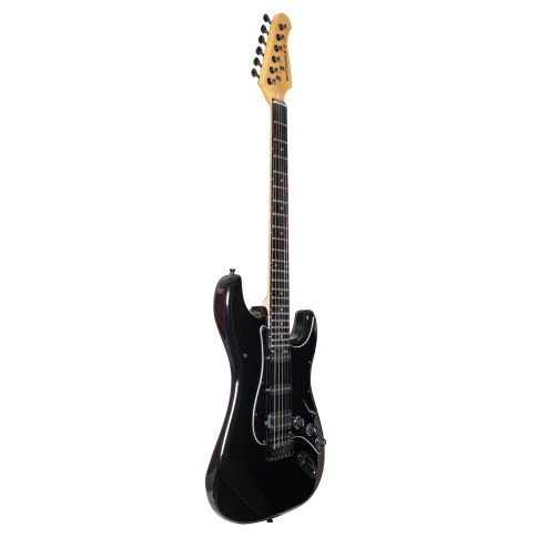 Электрогитара ROCKDALE Stars Black Limited Edition HSS BK фото 2
