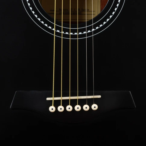 Акустическая гитара ROCKDALE Aurora D7 C BK Satin фото 4