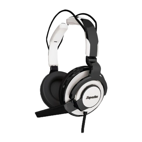 Superlux HMC631 White профессиональная игровая гарнитура для ПК, разъёмы 2 x 3.5 мм фото 1